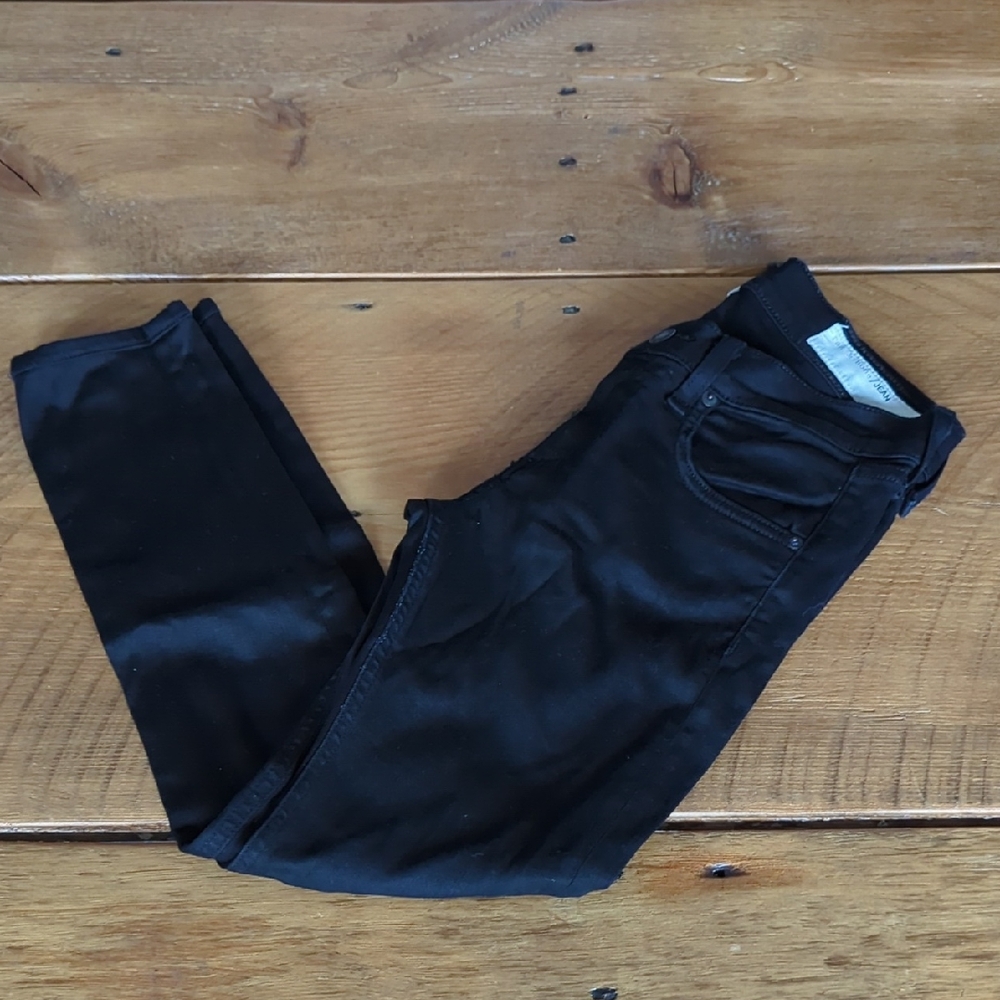 🪞Rag & bone Black Skinny Capri  Jeans Size 25